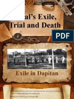 Rizal's Exile, Trial and Death Canvas