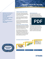 Trimble Open Pit Design Datasheet