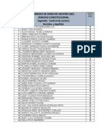 2do Control de Lectura Derecho - 2021