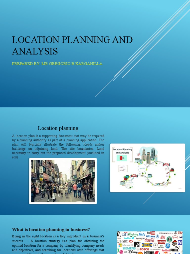 Importance of Location Planning in Business | PDF | Supply Chain ...