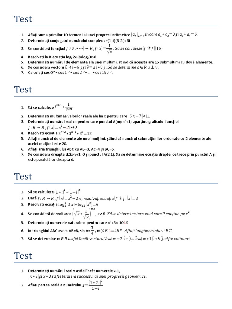 Test | PDF
