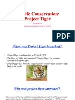 Wildlife Conservation: Project Tiger: by Nirja Pal Geography Project (Se Activity)