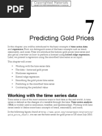 Predicting Gold Prices: Working With The Time Series Data