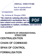 Organizational Structure