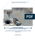 PLAN DE TRABAJO  ESTUDIO HIDROGEOLOGICO