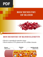 Biochemistry of Blood 1