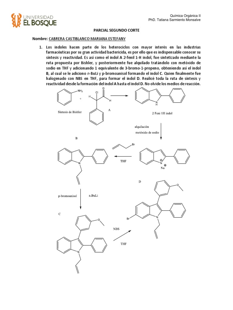 Síntesis Orgánica PDF Síntesis orgánica Resonancia magnética nuclear