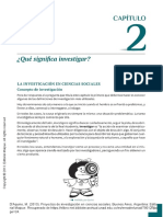 2.... D'Aquino, 2013 Proyectos de Investigación en Ciencias Sociales. Capítulo 2 ¿Qué Significa Investigar