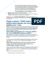 o Guia Pratico para Passar em Concurso Publico em 1 Ano Funciona