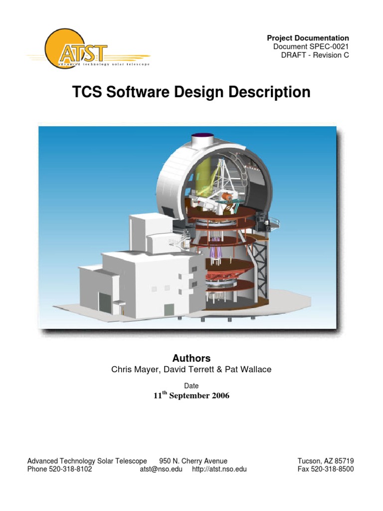 TCS Software Design Description Rev C | PDF | Java (Programming ...