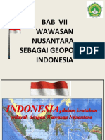 Bab Vii Wawasan Nusantara Sebagai Geopolitik Indonesia