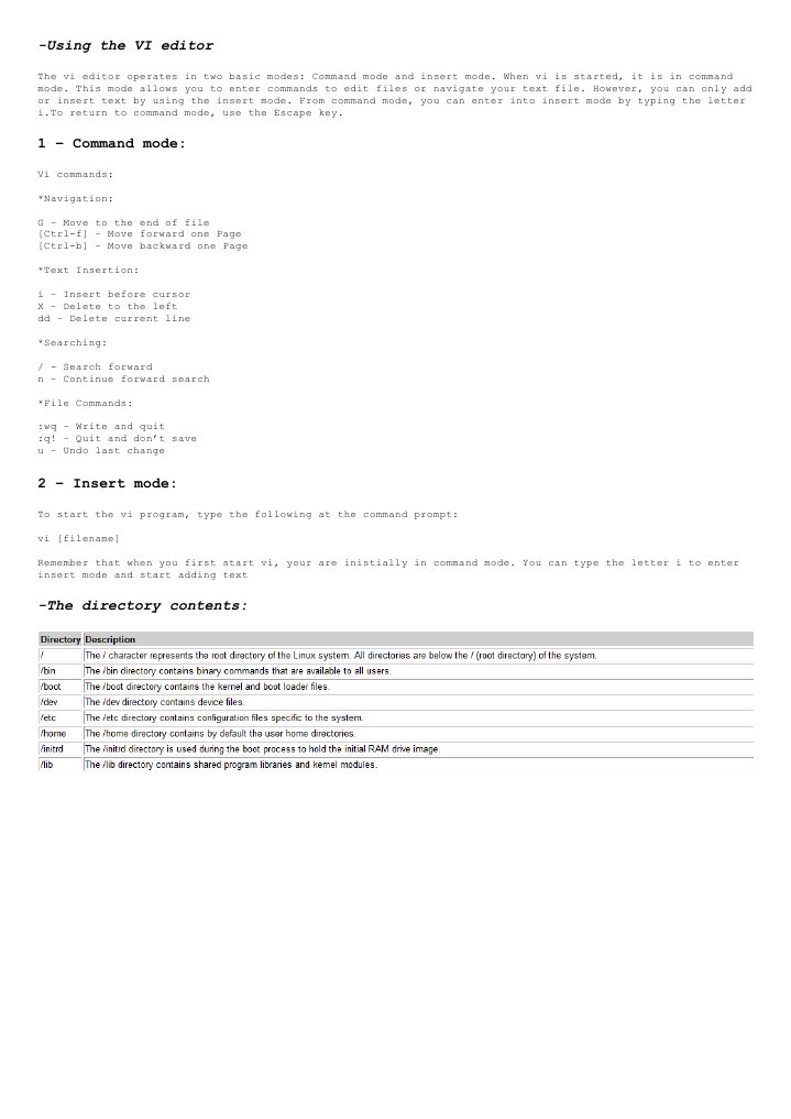 Vi Editor Basics and Commands Guide | PDF