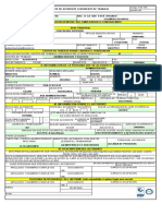 Formato para Reporte Interno Accidente de Trabajo