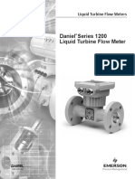 Daniel Series 1200 Liquid Turbine Flow Meter