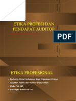 Kode Etik Dan Pendapat Auditor