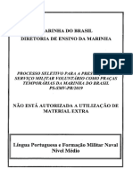 PS-SMV-PR 2019 gabaritos definitivos Língua Portuguesa e Formação Militar Naval