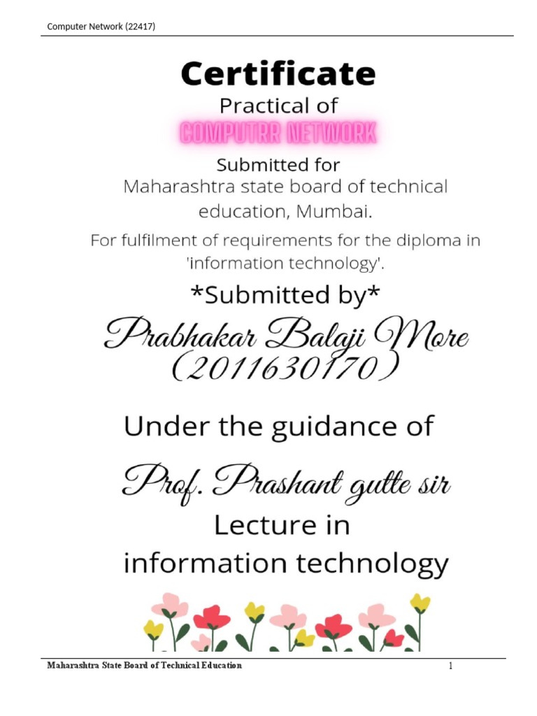 Editable Computer Network Manual | PDF | Network Topology | Computer ...