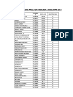 Daftar Nilai Ujian Praktek Fitokimia 2 Angkatan 2017