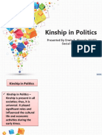 Kinship in Politics: Presented by Erwin B. Marcelo MAED Social Sciences