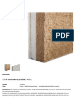 Panel y Ladrillo Fonoaislante y Fonoabsorbente de Fibra Mineral TXT® Silentetto by ETERNO IVICA