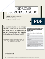 SD Escrotal Agudo y Varicocele