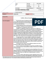 Research Topic Proposal Form: Foutilities: Utility and Components Manager