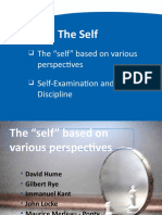 The Self: The "Self" Based On Various Perspectives Self-Examination and Self-Discipline