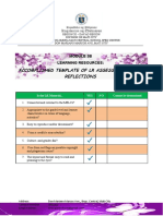 Accomplished Template of LR Assessment With Reflections: Module 3B Learning Resources