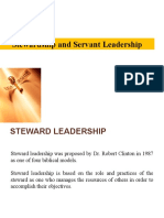 Stewardship and Servant Leadership 2nd March