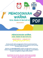 Activity Pages - Mencocokkan Warna