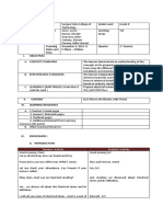 Detailed Lesson Plan School Grade Level Teacher Learning Areas