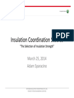 Insulation Coordination Studies: March 25, 2014 Adam Sparacino