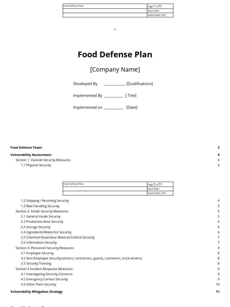food-defense-plan-template-pdf-vulnerability-computing-securities