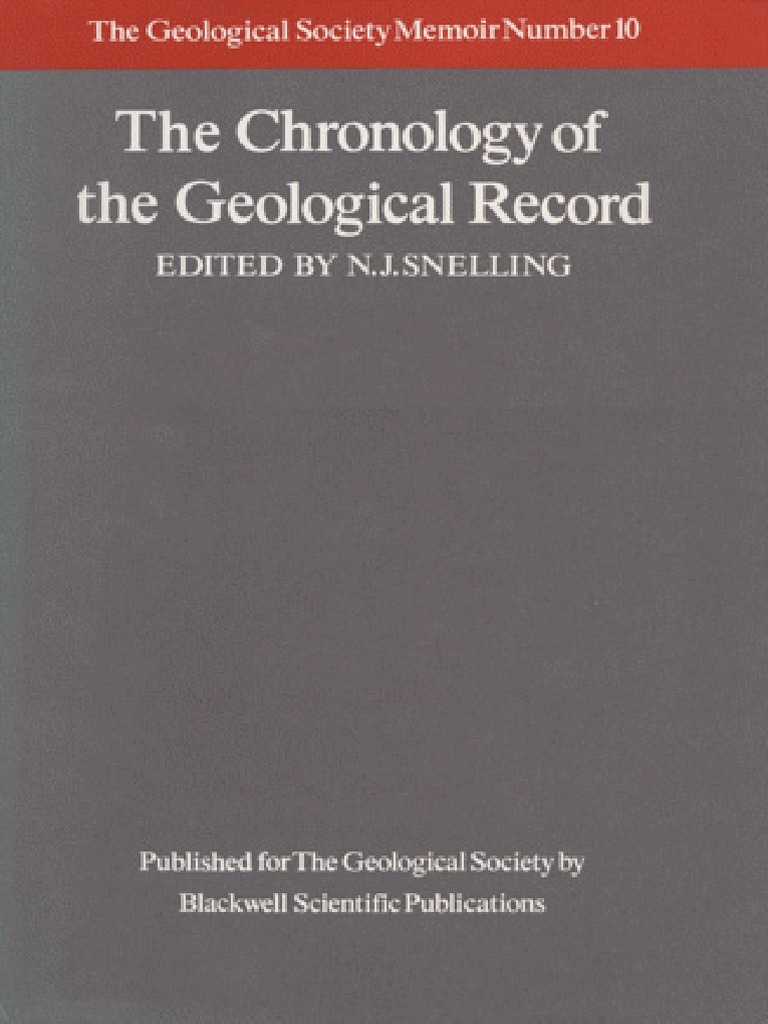 The Chronology of The Geological Record PDF Geologic Time Scale