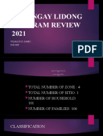 BARANGAY Lidong COMMUNITY PROFILLING 2021