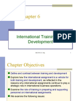 Training and Development for International Assignments