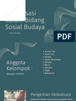 Globalisasi Dalam Bidang Sosial Budaya Kelompok 3 XII IPS B