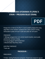 Pengecatan Sitokimia Fe (Perl'S Stain - Prusian Blue Stain)