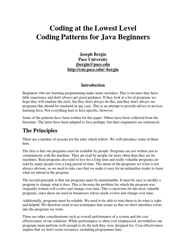 Coding at The Lowest Level | PDF | Method (Computer Programming ...