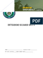 Interior Guard Duty: Zspi-Rotc Unit