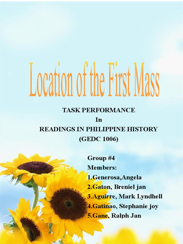 Controversy Over First Mass Site | PDF