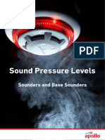 Sound Pressure Levels: Sounders and Base Sounders