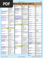 CSS Cheat Sheet | PDF | Cascading Style Sheets | Graphic Design