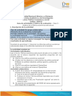 Guía de Actividades y Rúbrica de Evaluación - Unidad 2 - Paso 3 - Análisis de La Política Económica Estructural