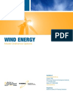 Wind Energy: Model Ordinance Options