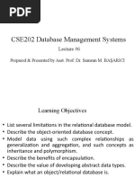 CSE202 Database Management Systems: Lecture #6