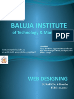 Baluja Institute: of Technology & Management
