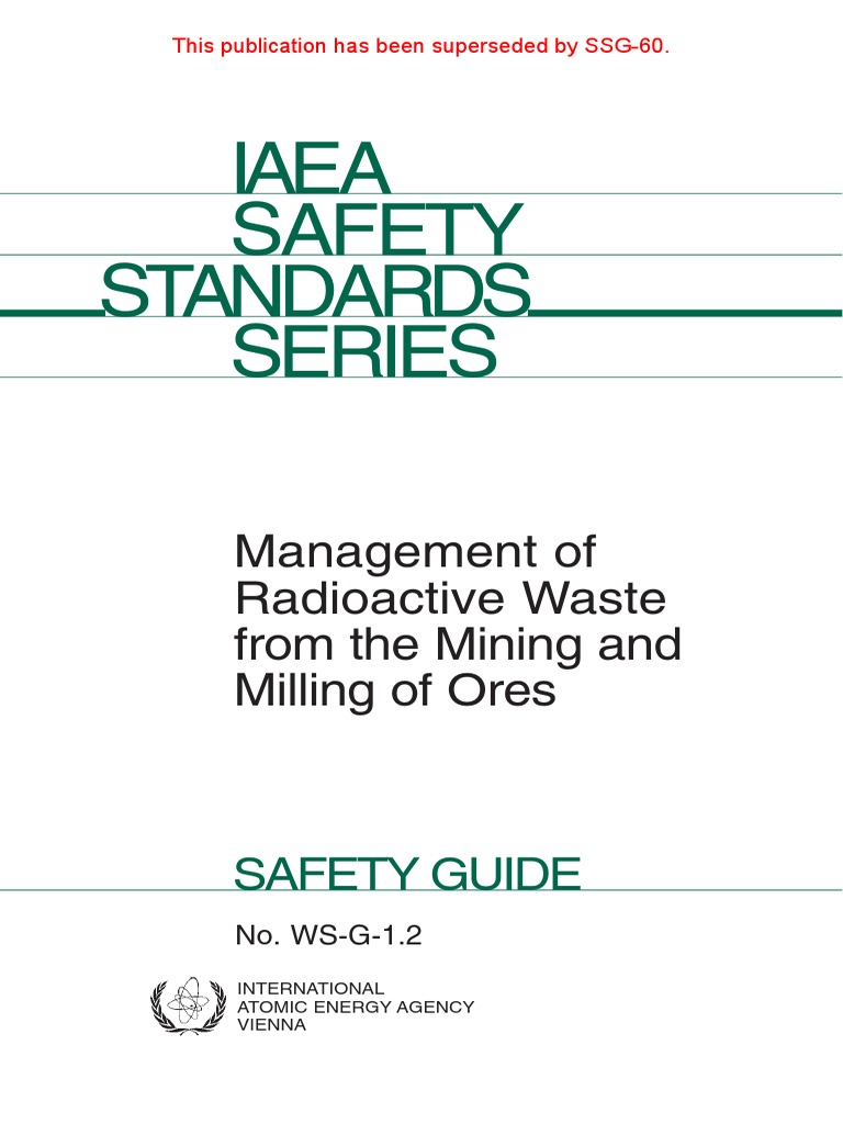 Iaea Safety Standards Series Management of Radioactive Waste From The