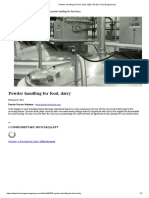 Food Engineering - 2021 - Powder Handling For Food, Dairy