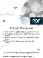 Penggantian Mesin PDF